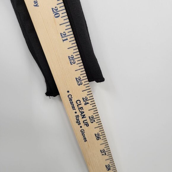 New Elodie Women Black Button Down Cropped Knit Long Sleeve Cardigan Small - Picture 9 of 10